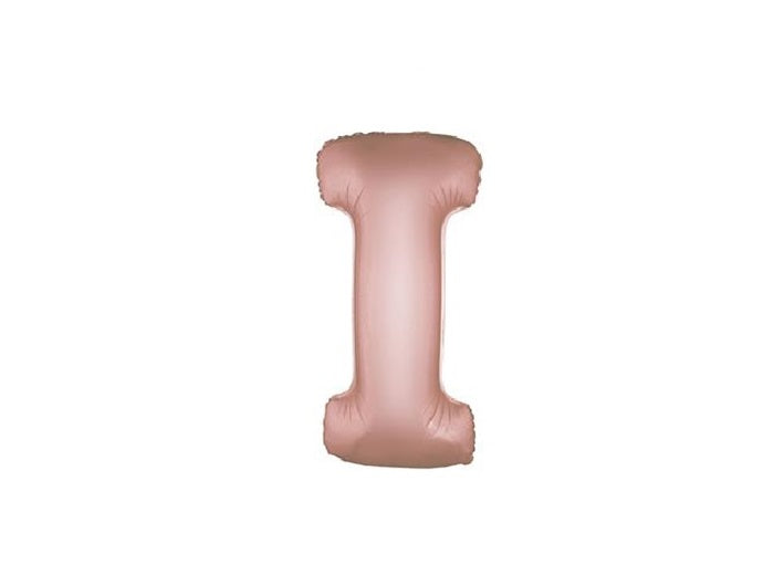 ballon lettre i en aluminium 1m cuivre