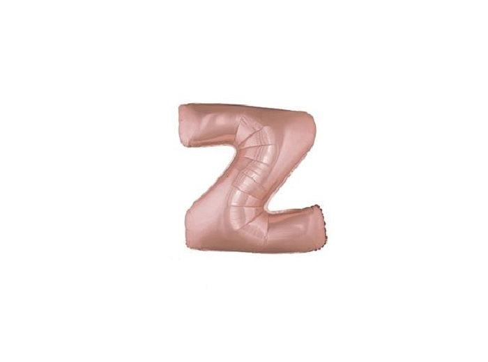 ballon lettre z en aluminium 1m cuivre