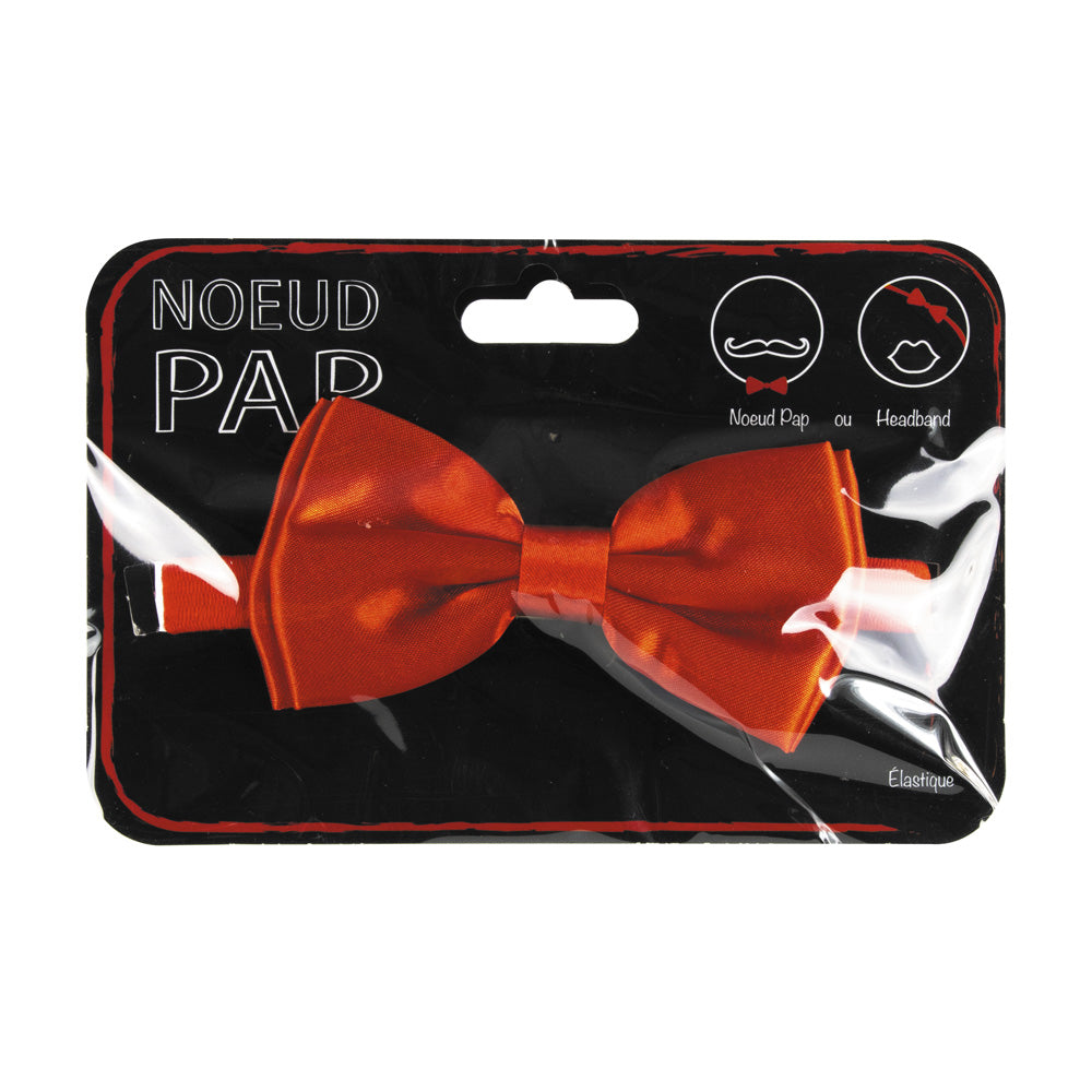 NOEUD PAP SATIN 8CM X4CM ROUGE
