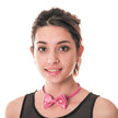 NOEUD PAP SATIN 8CM X 4CM ROSE