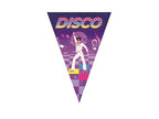guirlande 10 fanions motif disco 5m