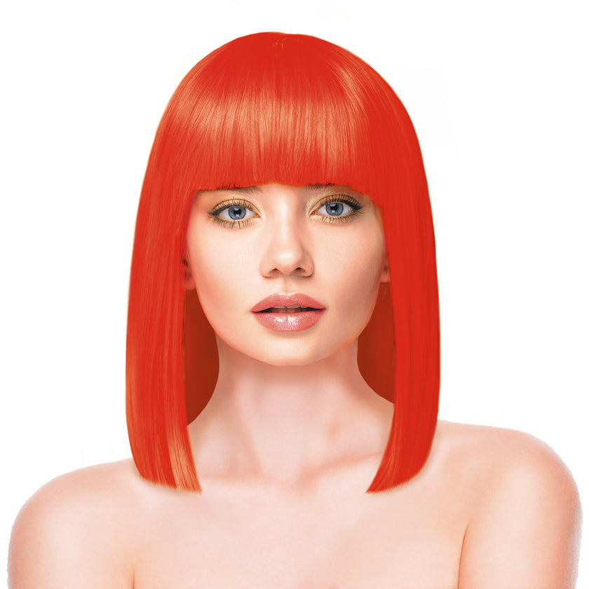 PERRUQUE CRAZY ROUGE