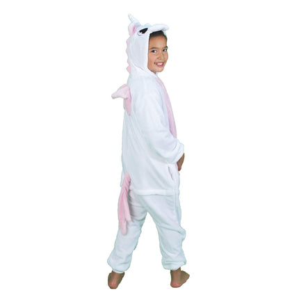 COSTUME KIGURUMI LICORNE ROSE ET BLANCHE ENFANT T 7/9 ANS