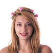 COURONNE DE FLEURS ROSES