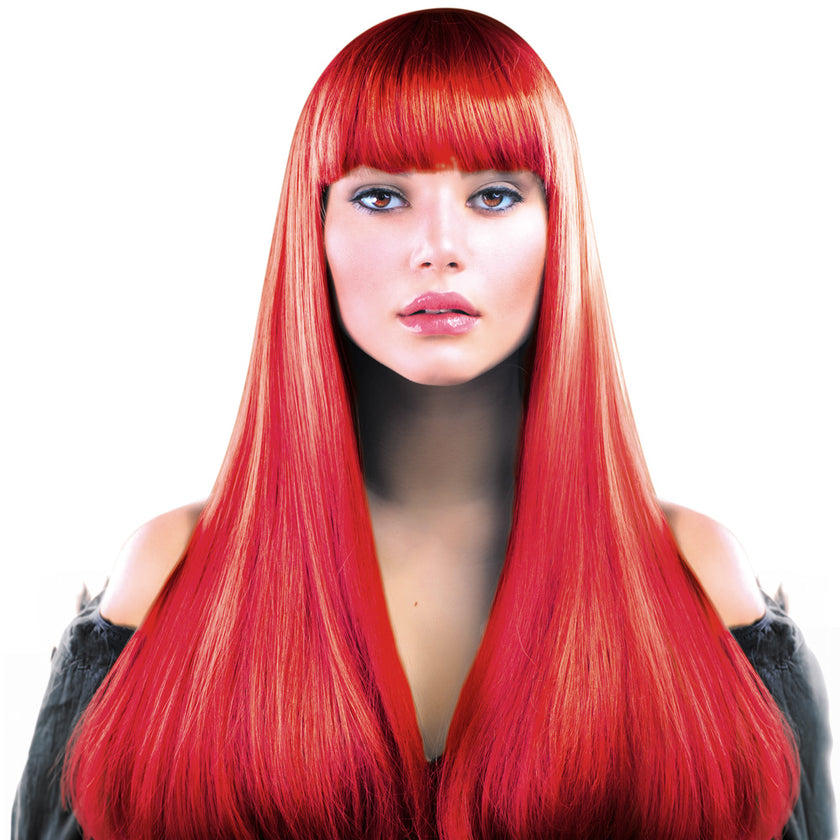 PERRUQUE LOLA ROUGE NEON