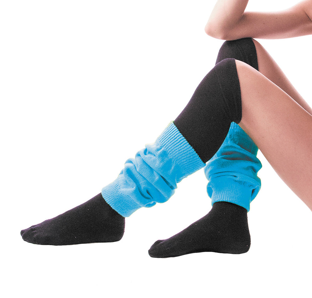 GUETRE X2 BLEU FLUO