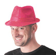 BORSALINO SEQUIN NEON ROSE
