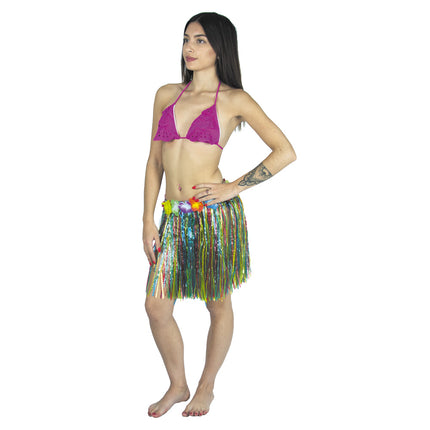 JUPE HAWAI 45CM MULTI