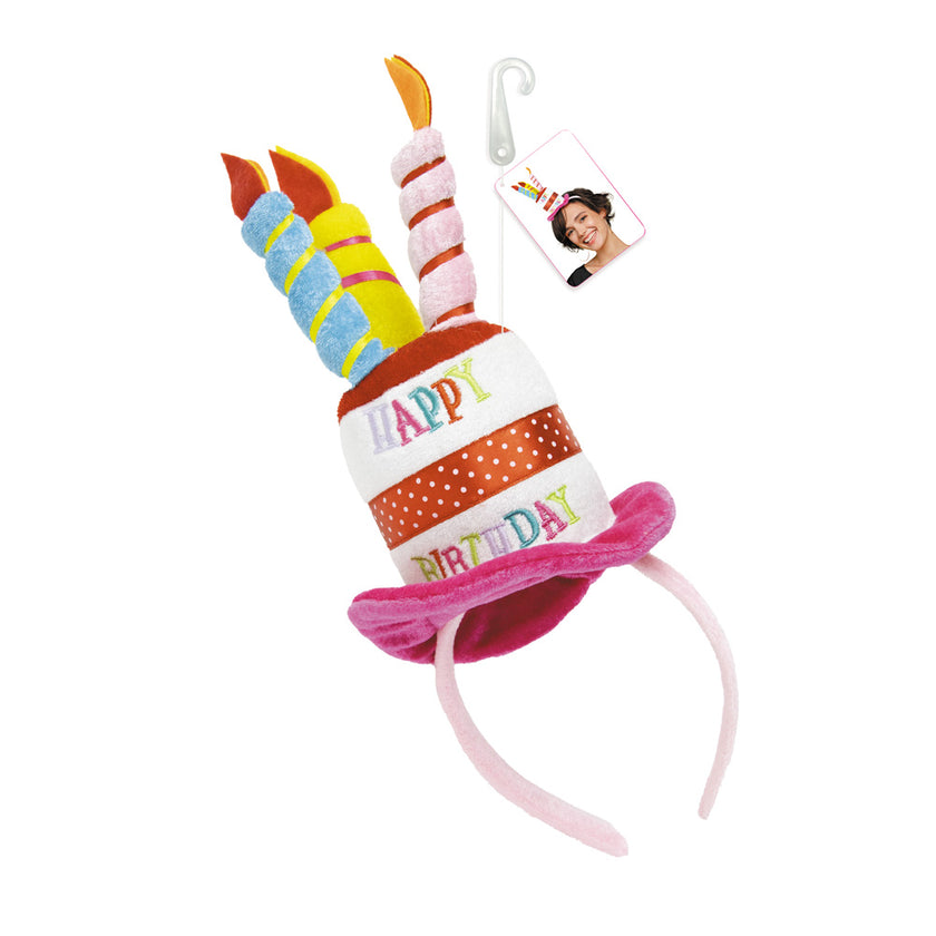SERRE TETE CHAPEAU HAPPY BIRTHDAY