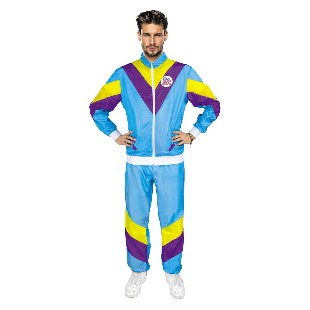 COSTUME JOGGING 80'S BLUE
