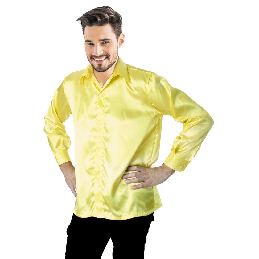 CHEMISE NEON NIGHT JAUNE
