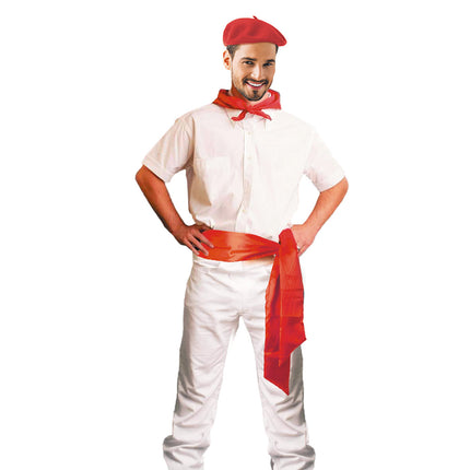 CEINTURE FERIA SATIN ROUGE