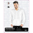 CHEMISE DISCO SATIN BLANC
