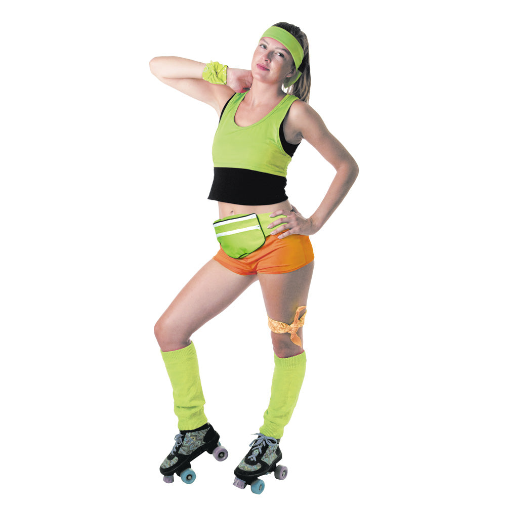 SAC BANANE VERT FLUO
