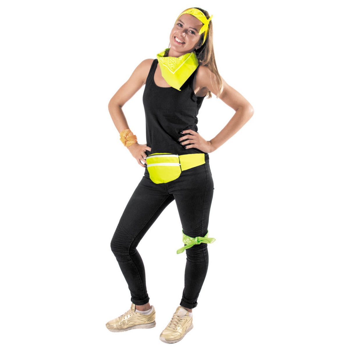 SAC BANANE JAUNE FLUO