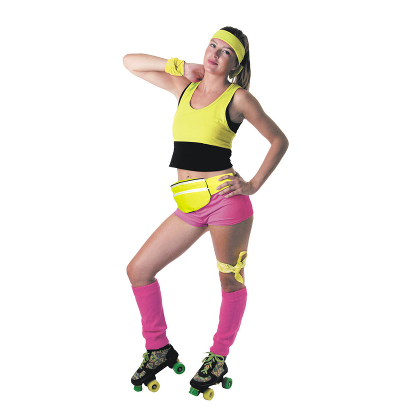SAC BANANE JAUNE FLUO