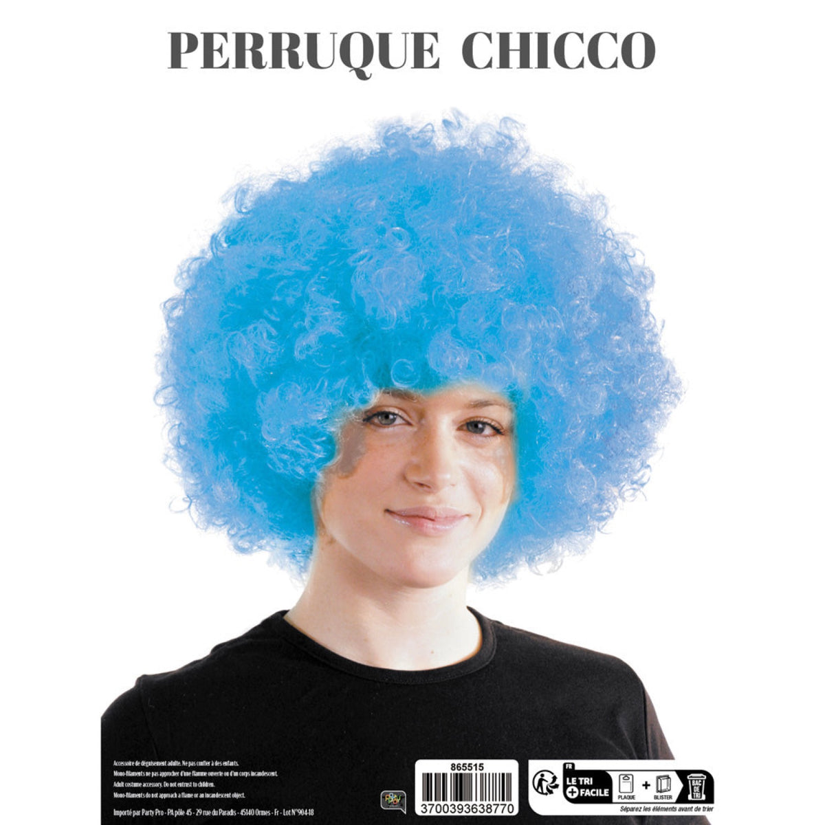 PERRUQUE CHICCO180 TURQUOISE