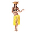 JUPE HAWAI RAPHIA JAUNE 60CM