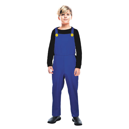 Salopette bleue