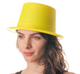HAUT DE FORME PLASTIQUE PAILLETE FLUO 5 COULEURS ASS.