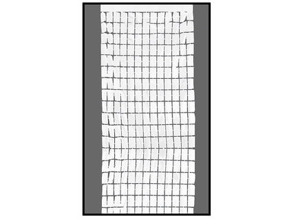 rideau de porte aluminium blanc 2x1m