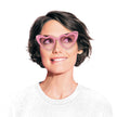 LUNETTES VINTAGE COEUR ROSE