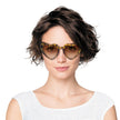 LUNETTES VINTAGE COEUR LEOPARD