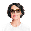 LUNETTES VINTAGE COEUR LEOPARD