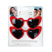 Set 2 lunettes vintage coeur rouge avec marqueur blanc 2