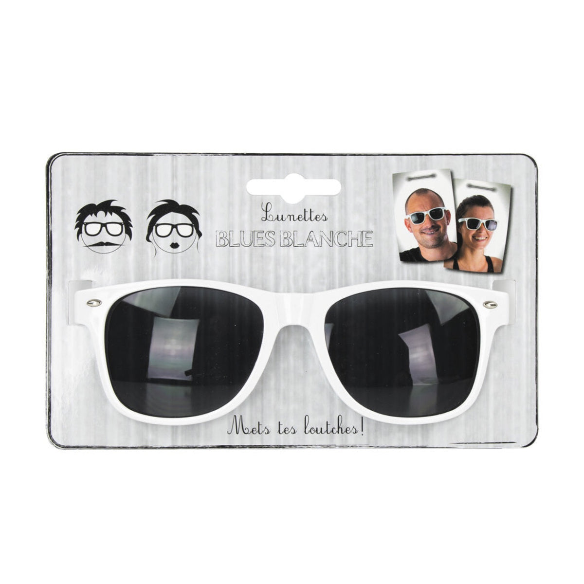 LUNETTES BLUES BLANCHES
