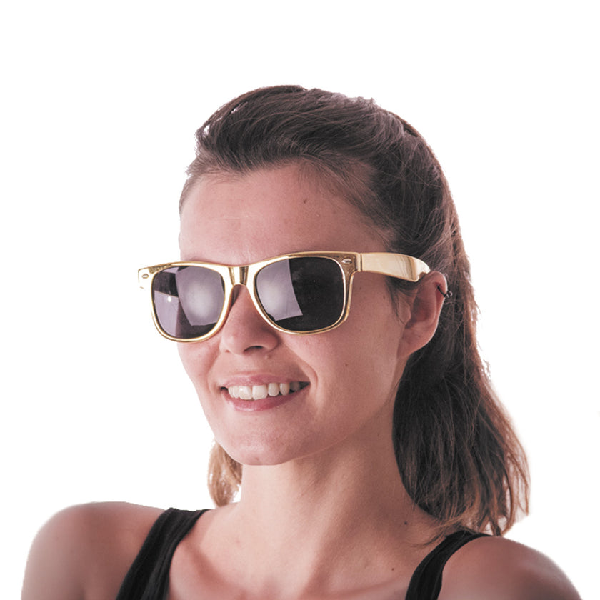 LUNETTES BLUES OR