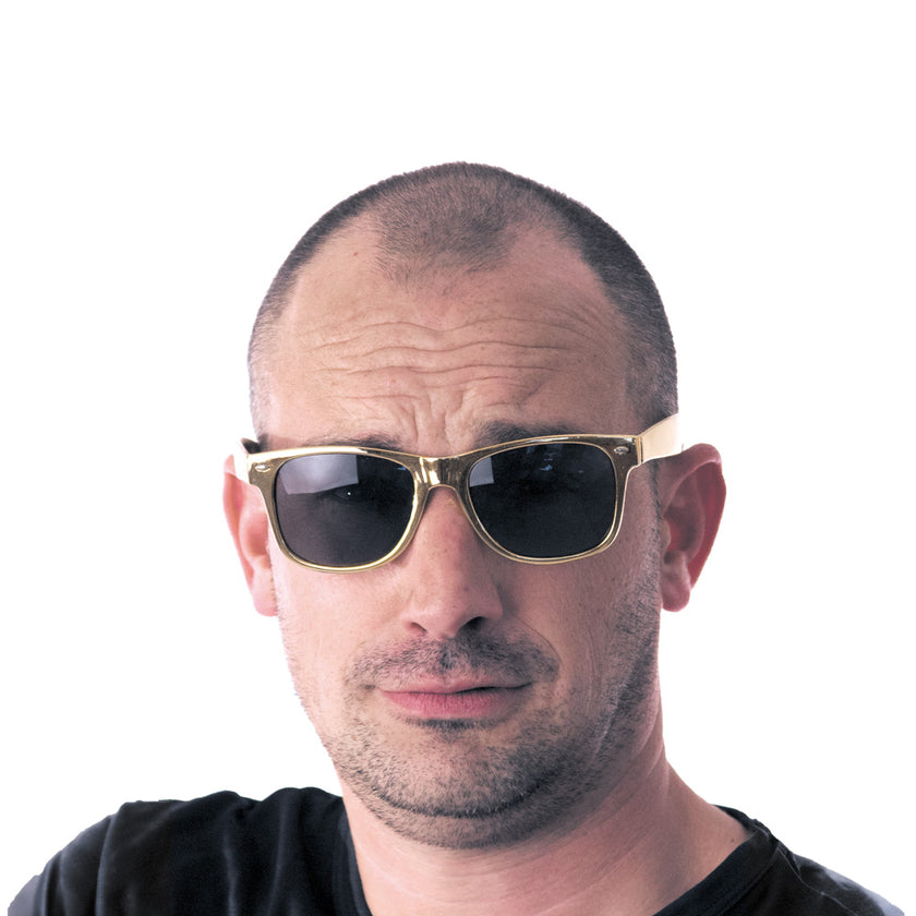LUNETTES BLUES OR