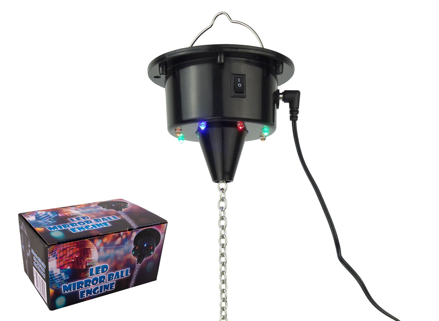 moteur pour boule à facette avec led's rgb 220v