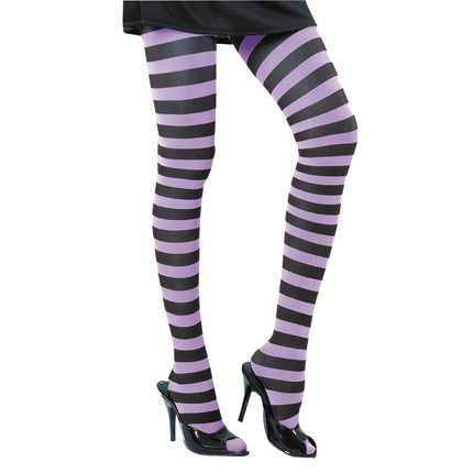 COLLANT RAYE NOIR/VIOLET