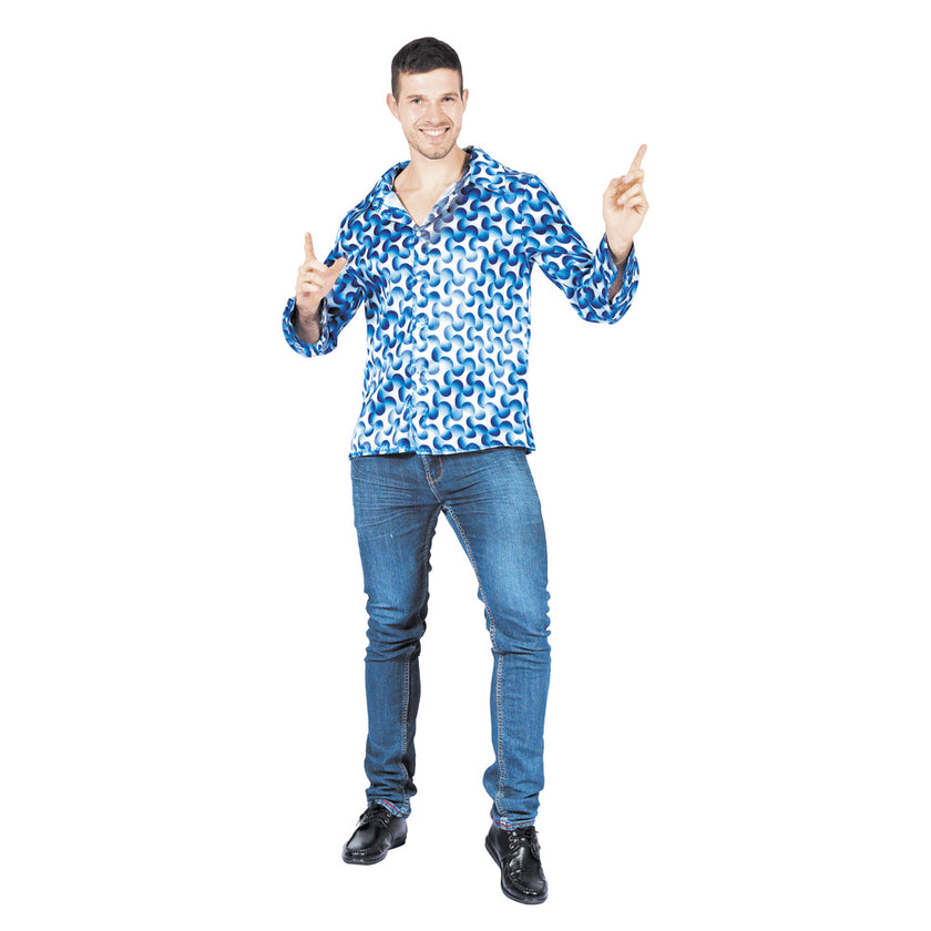CHEMISE HYPNOTIC BLEUE