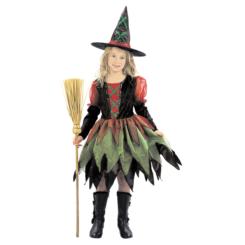 COSTUME SORCIERE DES BOIS 7-9A