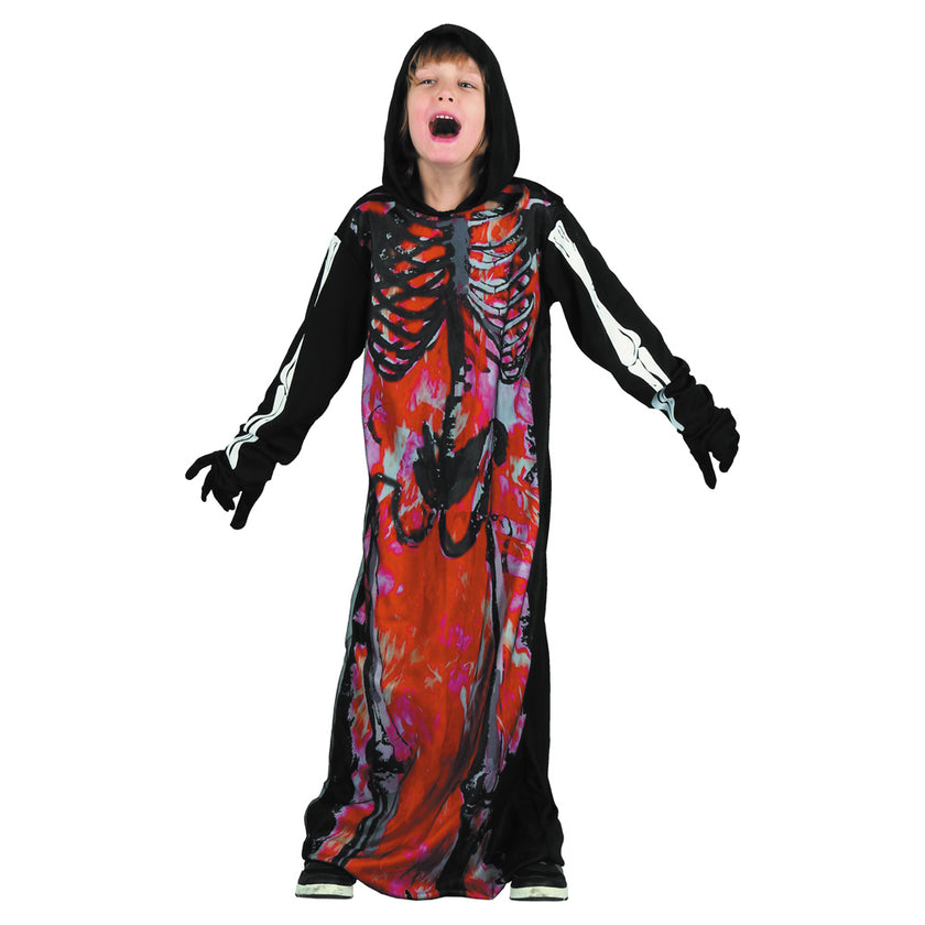 COSTUME SQUELETTE EN FEU 4/6