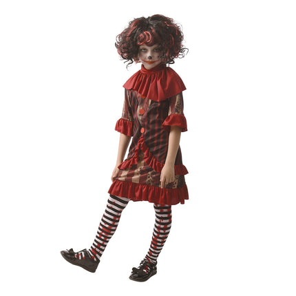 Costume petite clownette tueuse