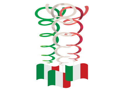 lot de 3 suspensions spirales italie