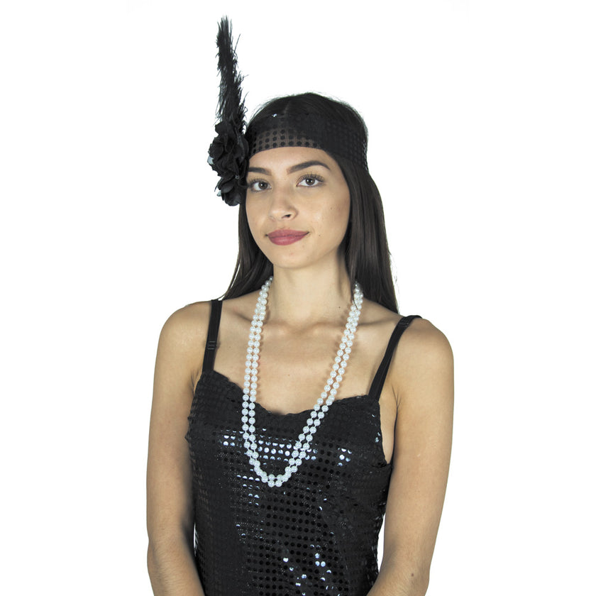 COLLIER PERLES BLANCHES