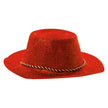 CHAPEAU COWBOY PAILLETTE ROUGE