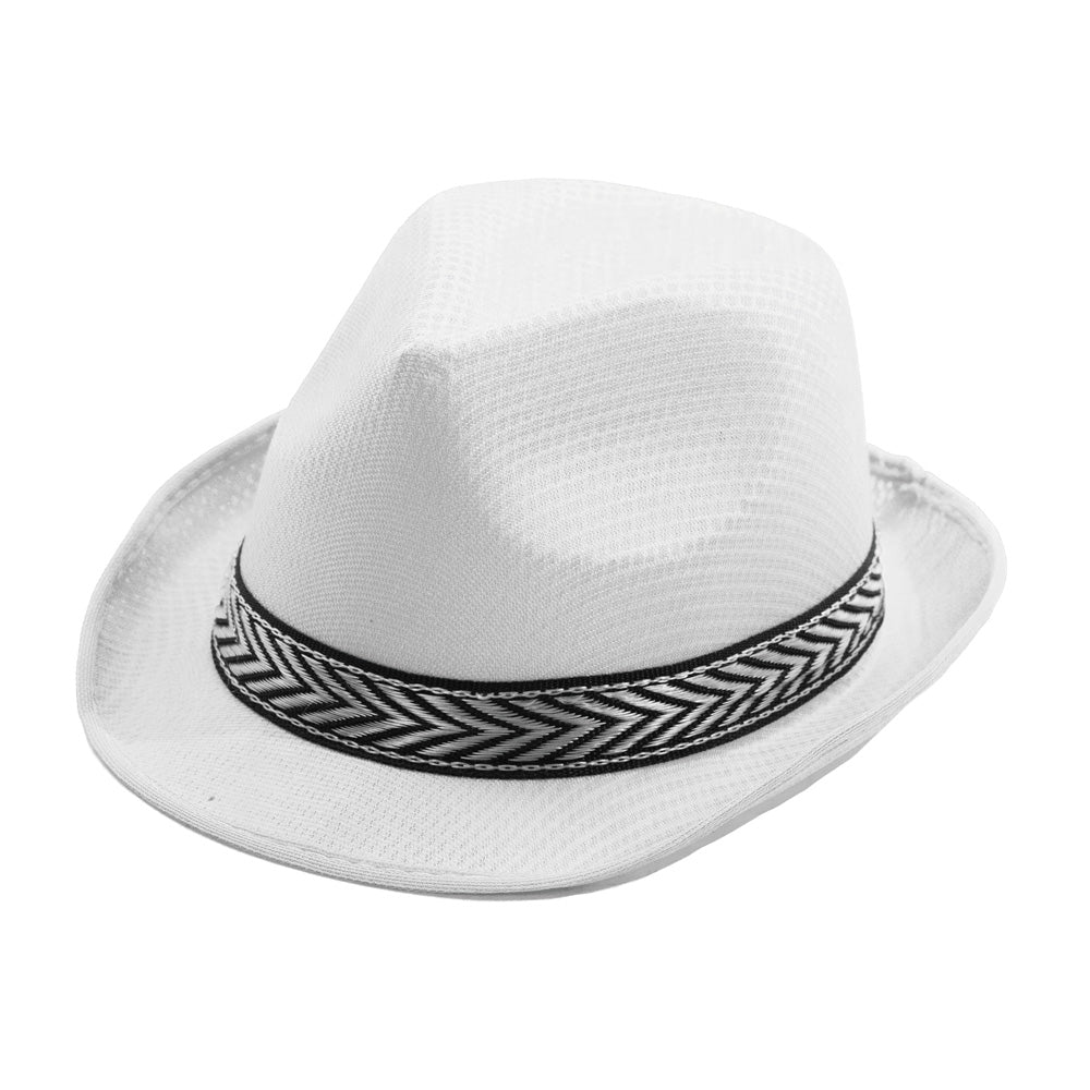 BORSALINO POLYESTER BLANC