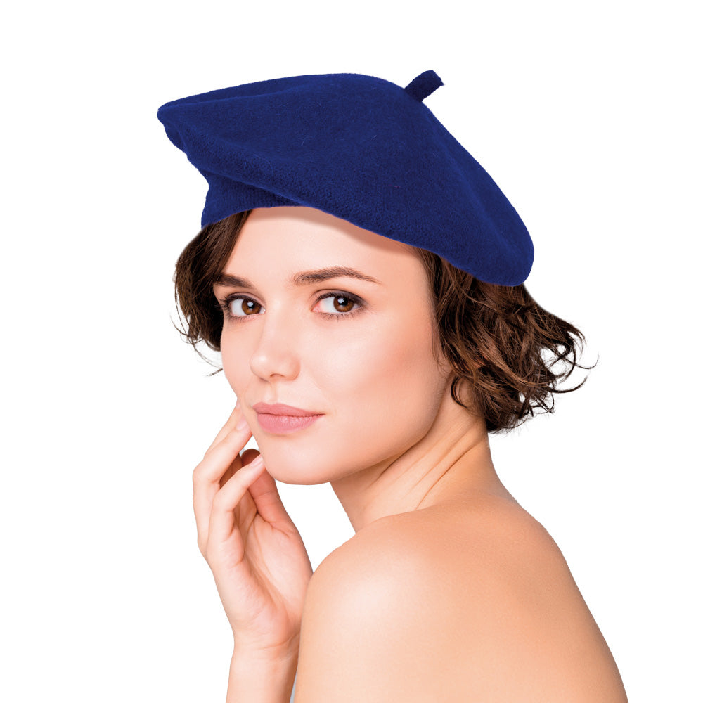 BERET BASQUE BLEU LUXE