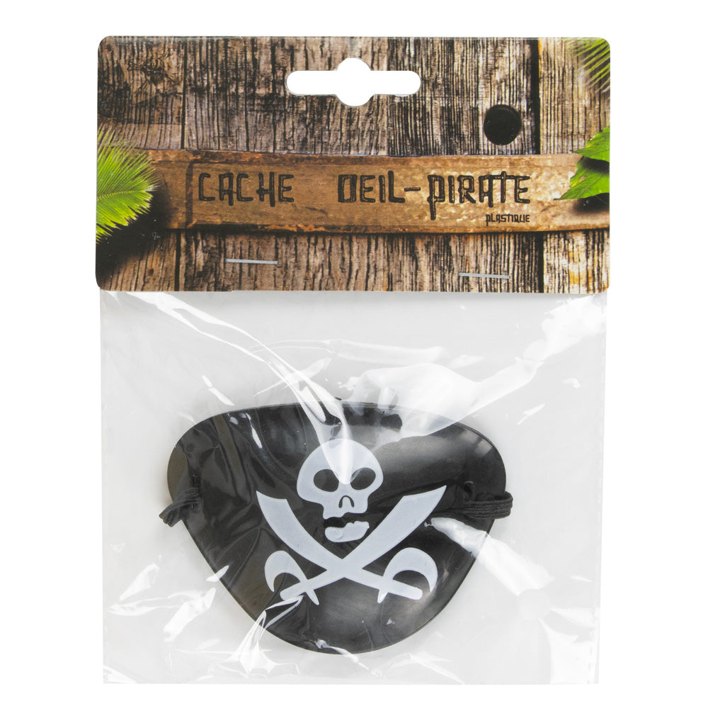CACHE OEIL PIRATE PLASTIQUE