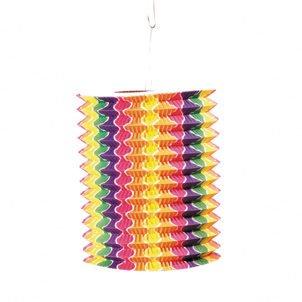 LAMPION CYL.BARIOLE 13CM