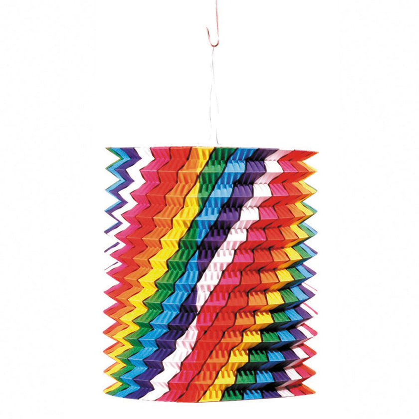 LAMPION CYL.BARIOLE 13CM