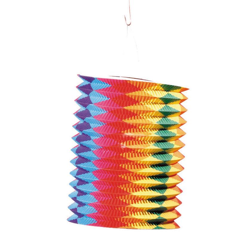 LAMPION CYL.BARIOLE 13CM