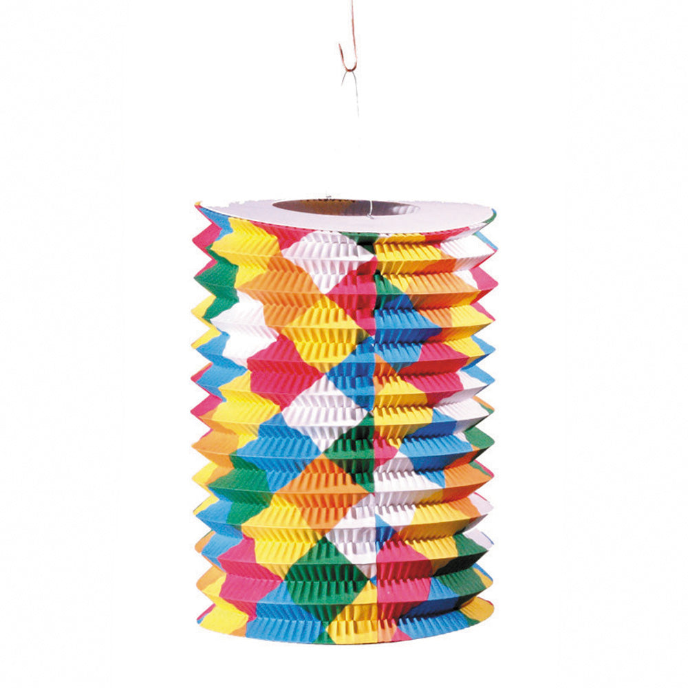 LAMPION CYL.BARIOLE 13CM