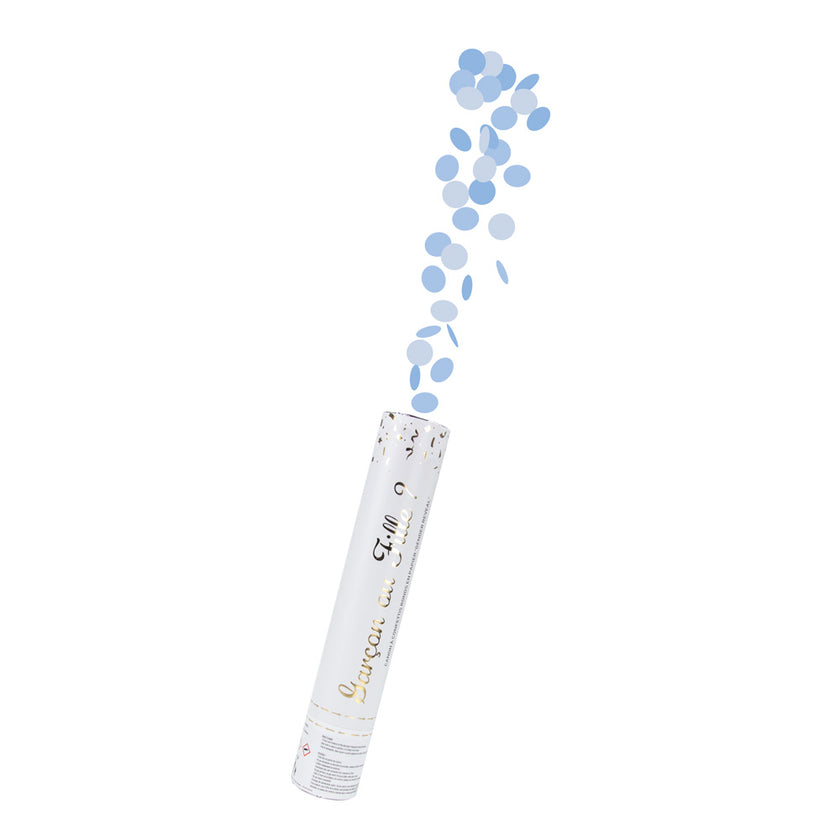 CANON A CONFETTI 28CM GENDER REVEAL BLUE