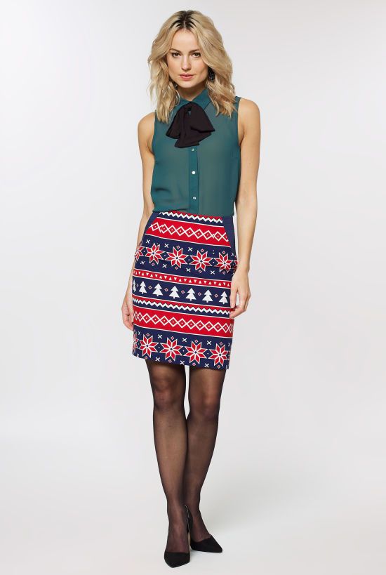 Costume Noël Bleu 
